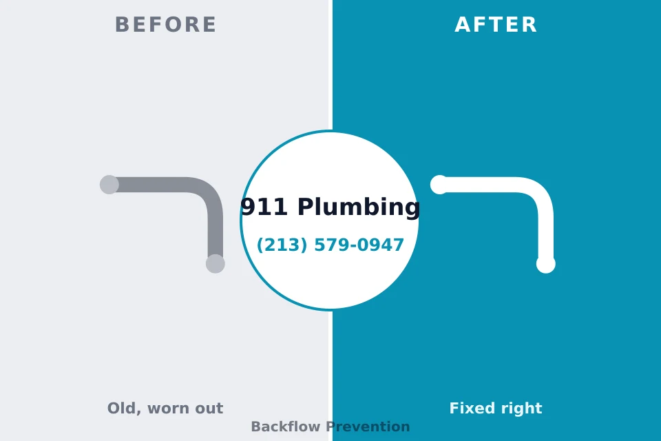 Before and after: plumbing company Wayne, MI
